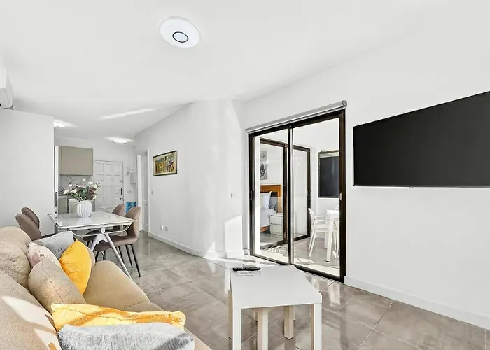 Beachfront First Line Modern With Ac Lejlighed Playa de las Américas